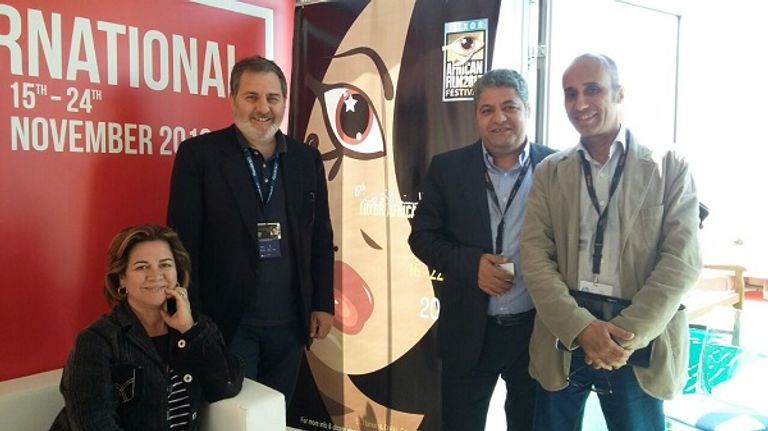 أثناء الإعلان عن توقيع البروتوكول بروما