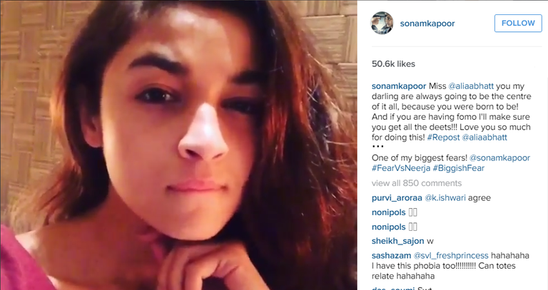 سونام كابور وسلمان خان وبريانكا شوبرا وعليا بهات وشهيد كابور