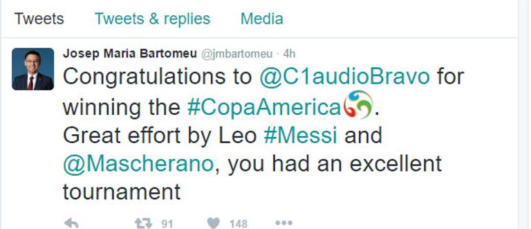 ميسي وبارتوميو