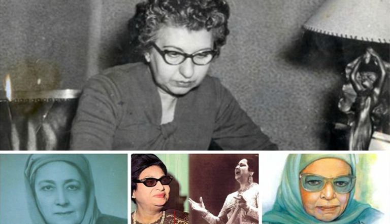 سهير القلماوي، عائشة عبد الرحمن، أم كلثوم،هودى شعراوي من رائدات العمل النسائي في مصر