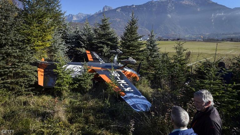 طائرة سويسرية سقطت من قبل خلال هبوطها في عام 2015 - أرشيفية
