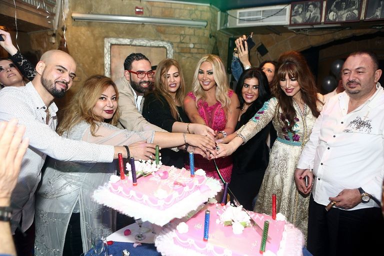 نجوى سلطان تحتفل بعيد ميلادها في دبي