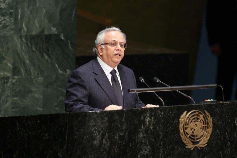 عبد الله المعلمي السفير السعودي لدى الامم المتحدة
