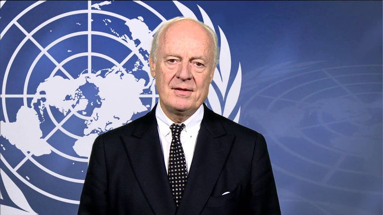 ستافان دي ميستورا - مبعوث الأمم المتحدة لسوريا  