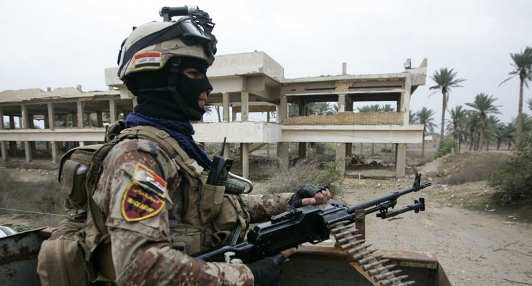 القوات العراقية في الفلوجة