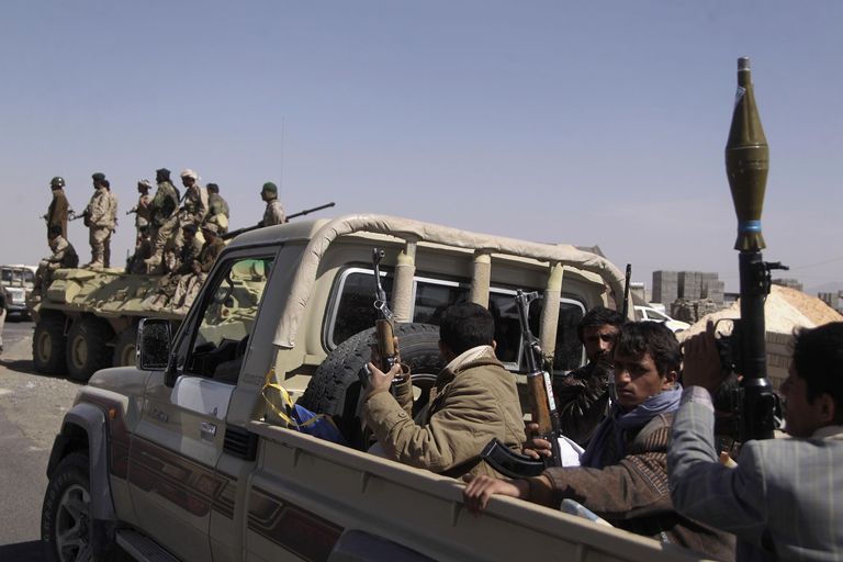 مسلحون من قوات الحوثي