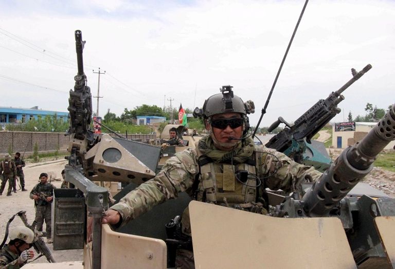 قوات أمن أفغانية