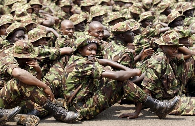 جنود من الجيش الكيني