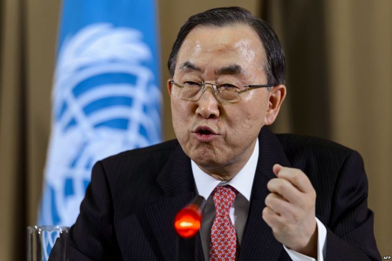 الأمين العام للأمم المتحدة بان كي