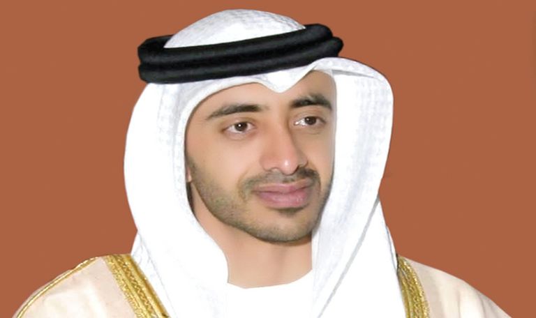 الشيخ عبد الله بن زايد آل نهيان وزير الخارجية والتعاون الدولي الإماراتي
