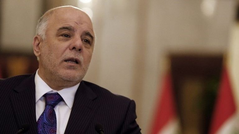 حيدر العبادي رئيس وزراء العراق