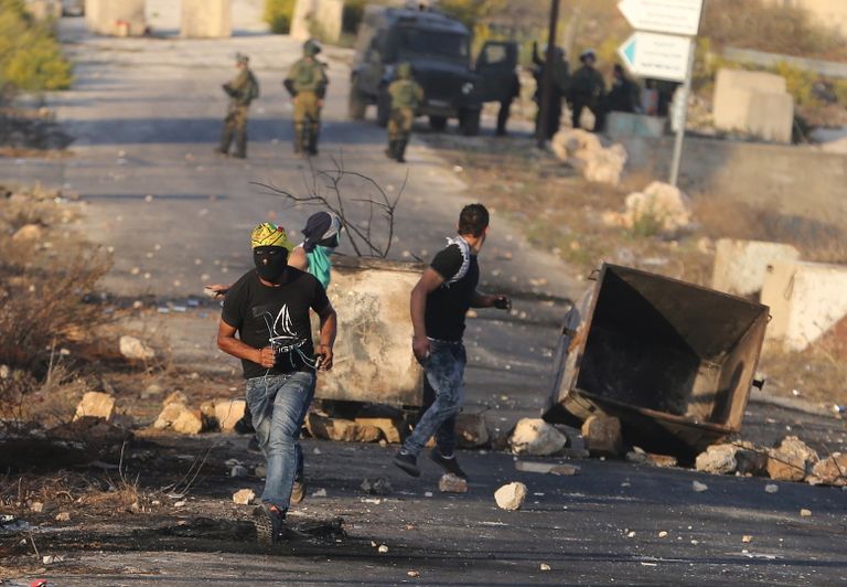  مواجهات لفلسطينيين مع القوات الإسرائيلية