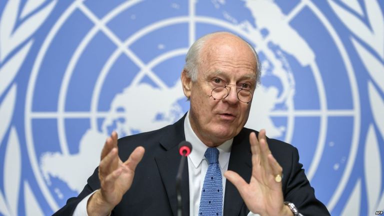 ستافان دي ميستورا مبعوث الأمم المتحدة الخاص إلى سوريا