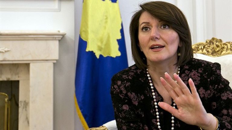 رئيسة كوسوفو المنتهية ولايتها عاطفة يحيى آغا