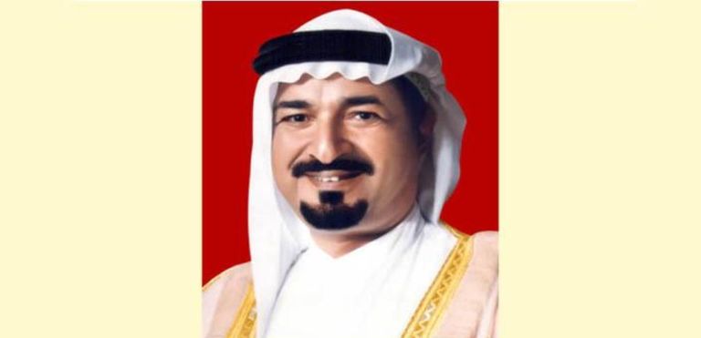 الشيخ حميد بن راشد النعيمي عضو المجلس الأعلى حاكم عجمان 