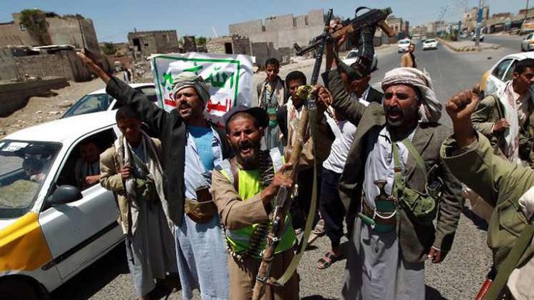 مسلحو الحوثي في اليمن