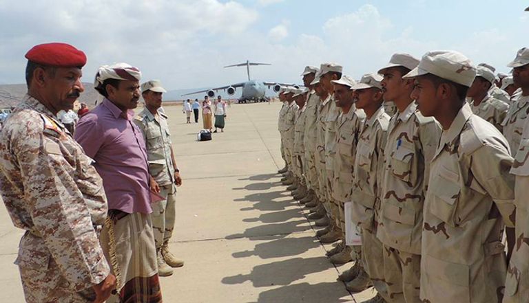 وصول دفعة من قوات الجيش الوطني إلى محافظة سقطرى بعد تدريبها في الإمارات