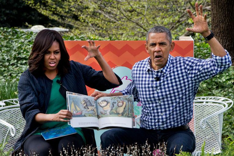 أوباما وزوجته استقبلا آلاف الأطفال في حديقة البيت الأبيض للاحتفال ببيضة عيد الفصح