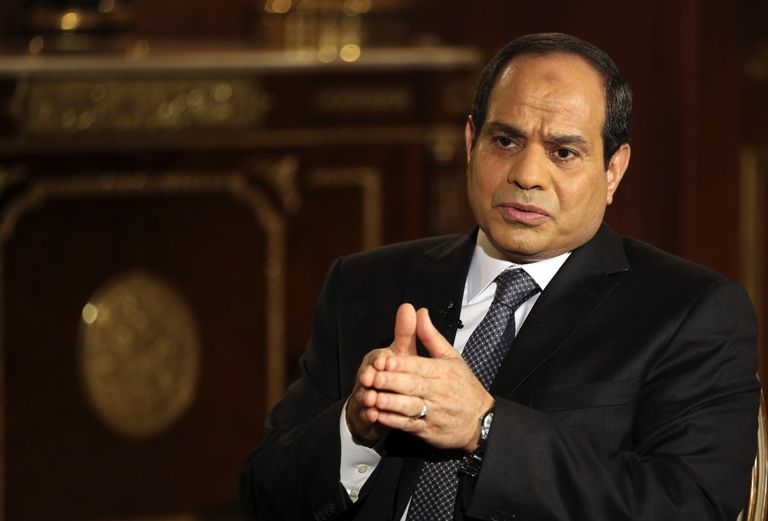  الرئيس المصري عبدالفتاح السيسي
