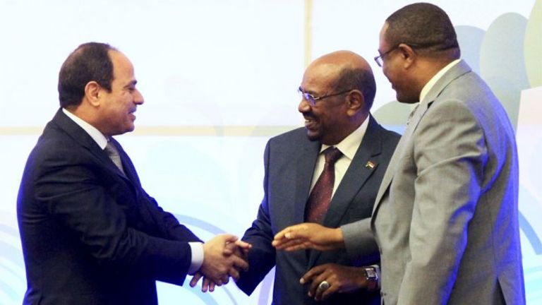 توقيع وثيقة إعلان المبادئ بين مصر والسودان وأثبويبا في مارس 2015 