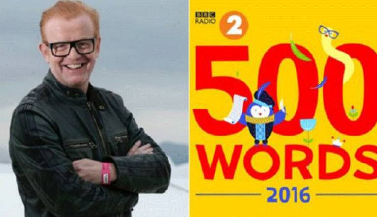 يقدم كريس إيفانز مسابقة 500 كلمة  السنوية في برنامجه راديو 2 على بي بي سي  منذ 2011