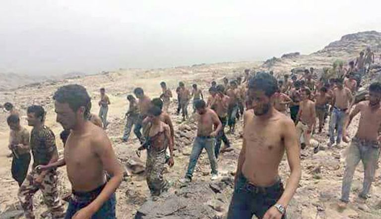 عشرات الأسرى من الحوثيين شرق العاصمة صنعاء 