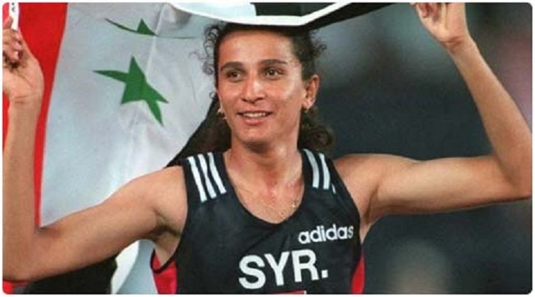 غادة شعاع البطلة الأولمبية السورية 