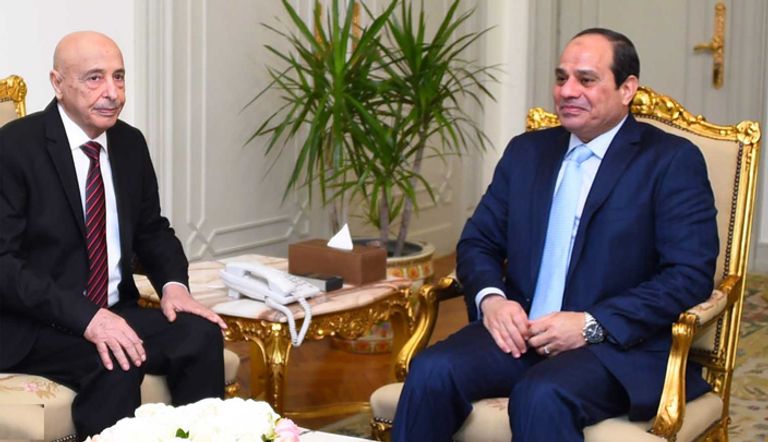  السيسي يستقبل رئيس مجلس النواب الليبي