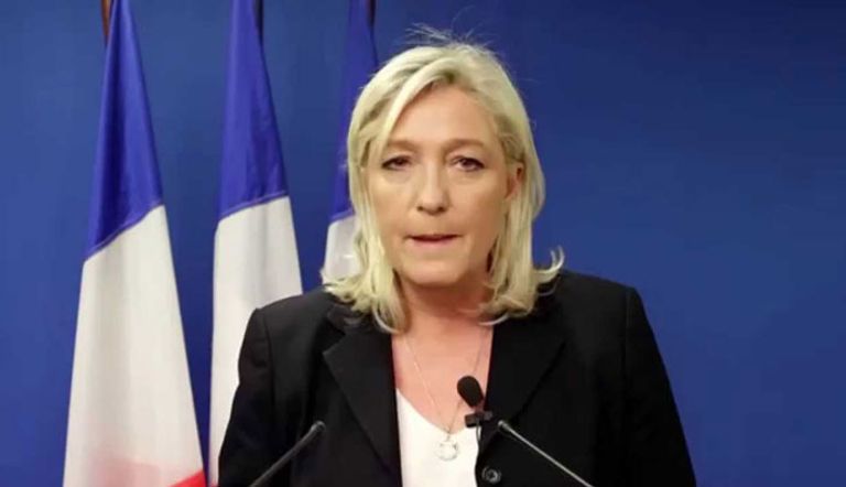زعيمة اليمينية الفرنسية مارين لوبان