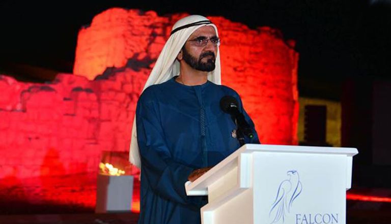 محمد بن راشد يحضر حفل استقبال بمناسبة بطولة كاس دبي العالمي للخيل