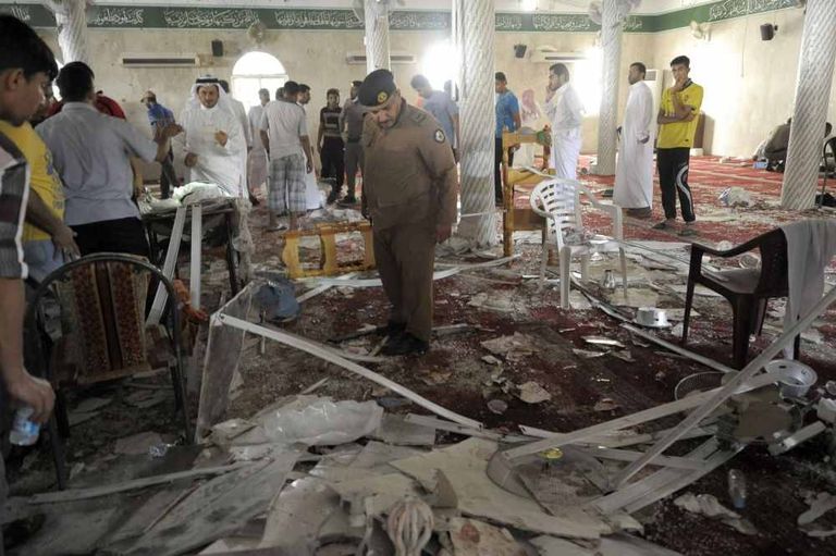 حادث تفجير مسجد بالإحساء ظهر الجمعة