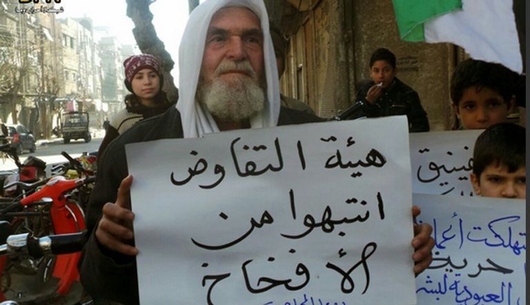 مواطن سوري يدعو المعارضة إلى الانتباه لفخاخ المبعوث الدولي