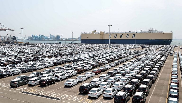 تراجع واردات وصادرات كوريا من السيارات