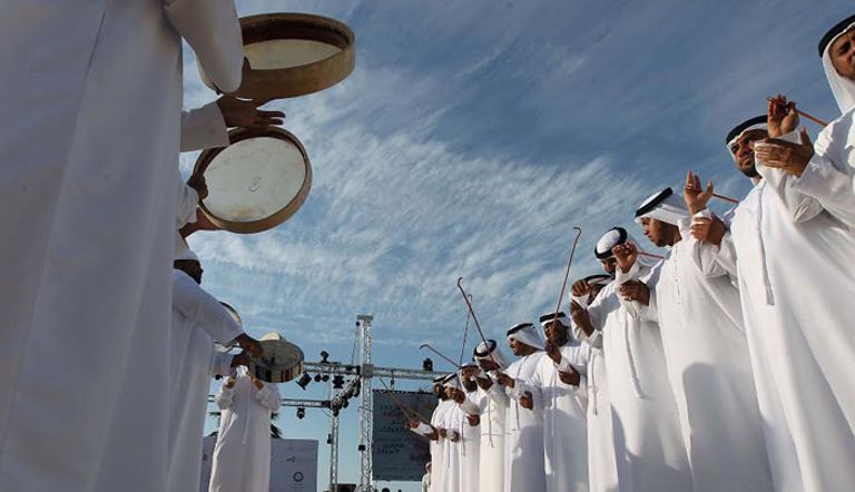 من فعاليات الرقص الإماراتي