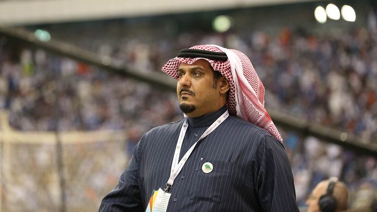 الأمير نواف بن سعد رئيس نادي الهلال السعودي