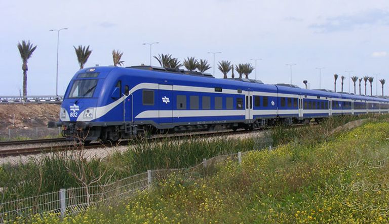 القطارات فى إسرائيل