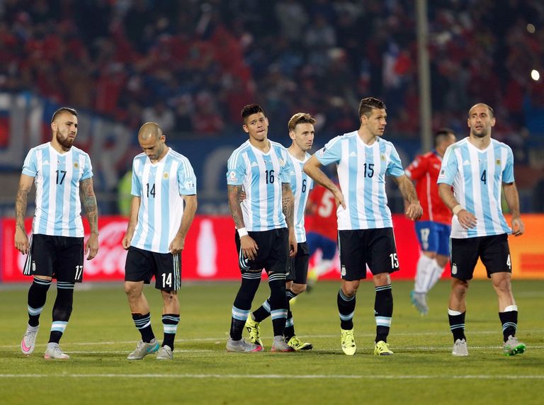 خيبة الأمل تكسو وجوه المنتخب الأرجنتيني