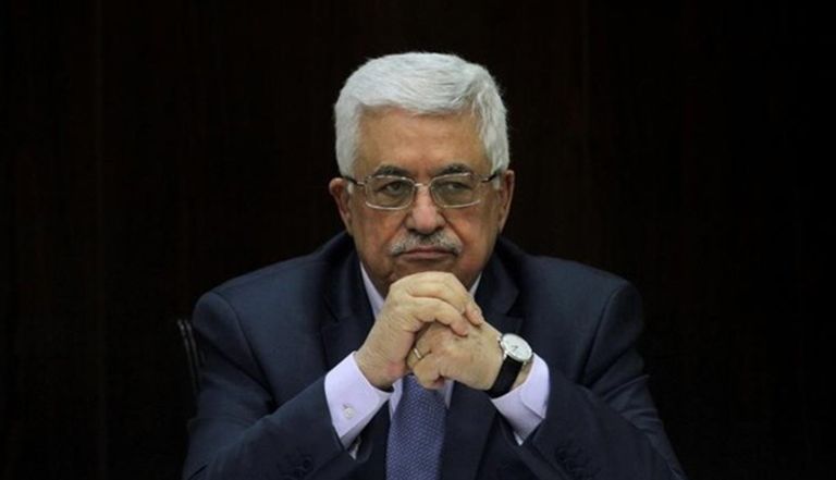 لرئيس الفلسطيني محمود عباس خلال اجتماع في رام الله (رويترز)