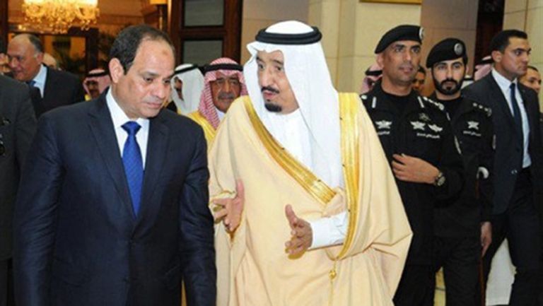 الملك سلمان بن عبدالعزيز والرئيس عبدالفتاح السيسي