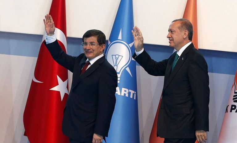 أردوغان وأوغلو