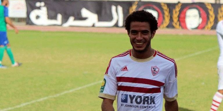 عمر جابر لاعب الزمالك المصري 