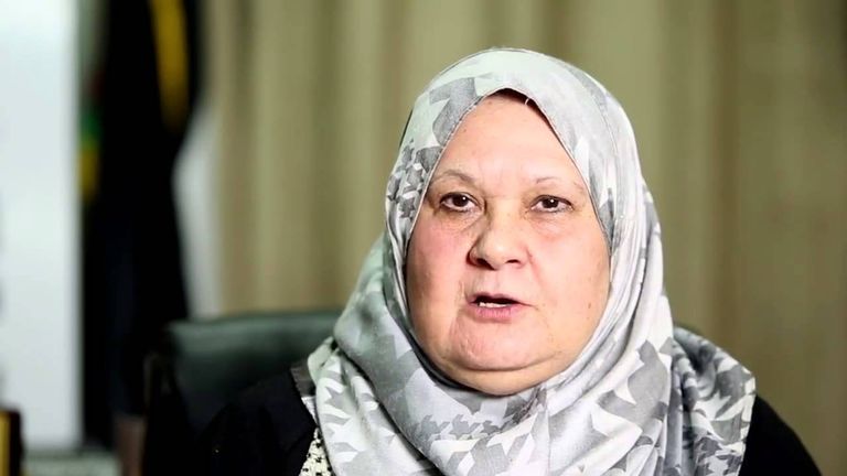 وزيرة المرأة الفلسطينية هيفاء الأغا