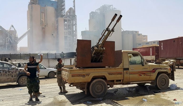 قوات تابعة للجيش الليبي قرب بنغازي (أرشيفية)
