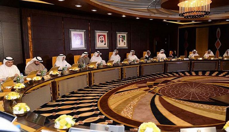 أرشيفية لاجتماع في مجلس الوزراء الاماراتي