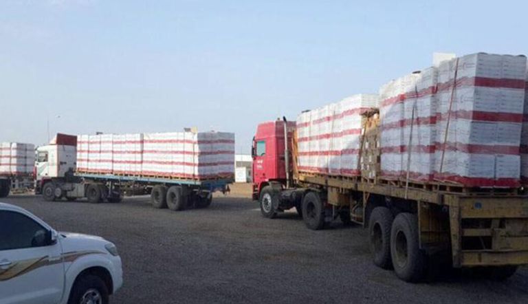 مساعدات إماراتية إنسانية إلى محافظة أبين اليمنية