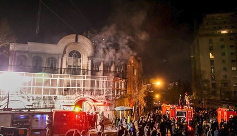 الهجوم على السفارة السعودية في إيران 