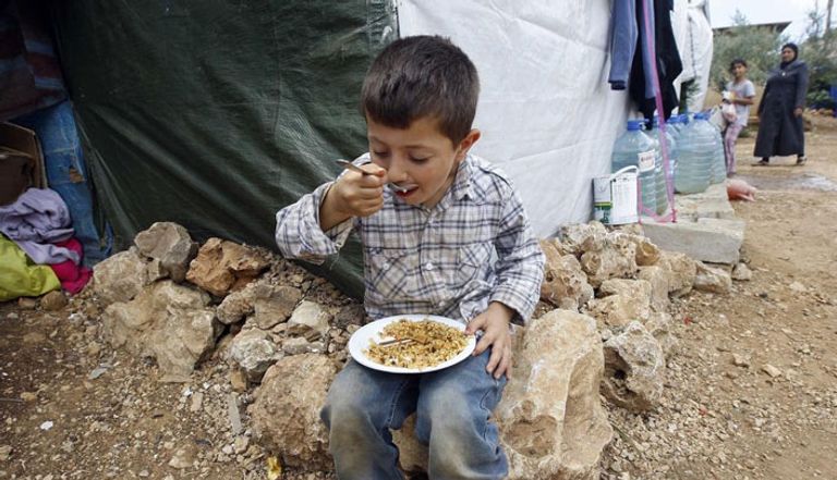 آثار المجاعة على أطفال سوريا
