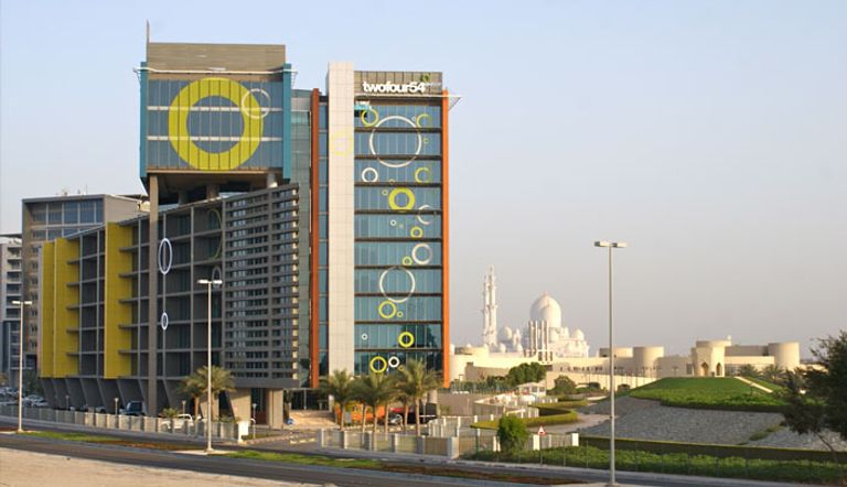 مبنى twofour54 في العاصمة الإماراتية أبوظبي