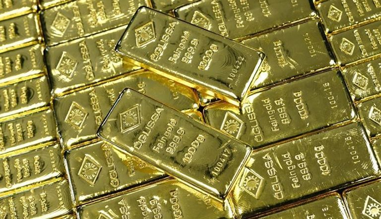 سبائك من الذهب في المصنع الاسترالي لفصل الذهب والفضة في العاصمة فيينا
