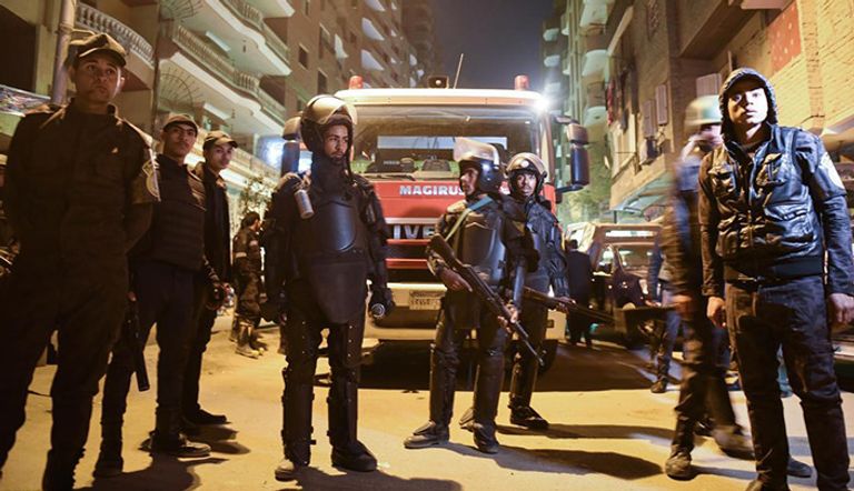 عناصر من الشرطة المصرية صورة أرشيفية